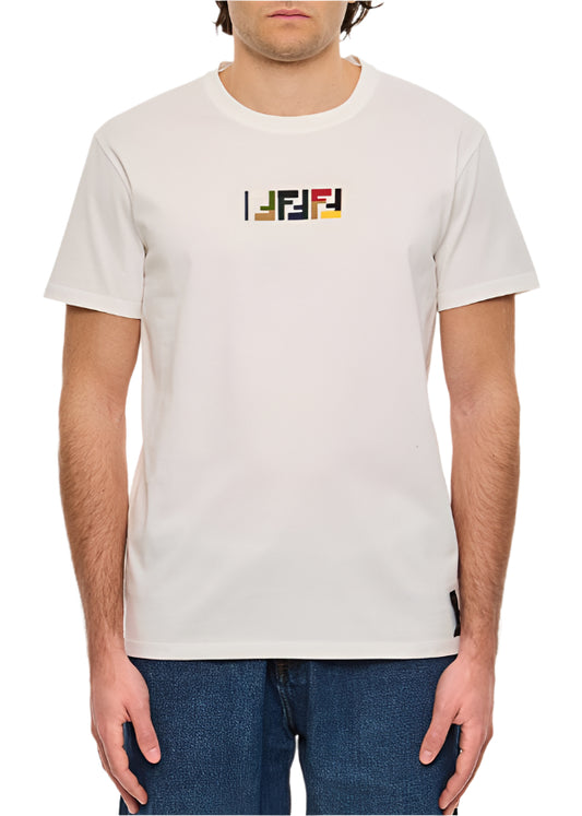 Fendi White cotton t-shirt