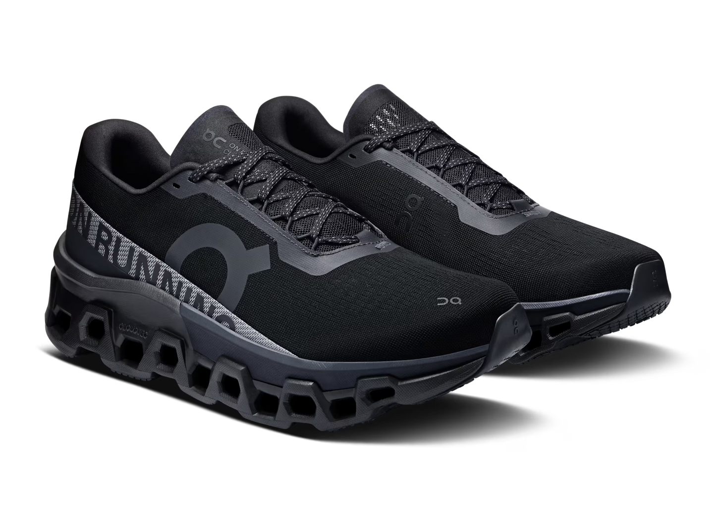 On Cloudmonster 2 "Black