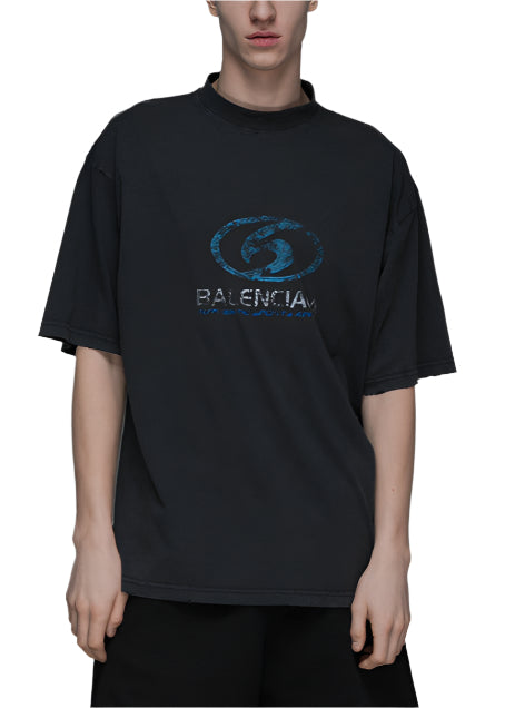 Balenciaga Surfer logo-print cotton T-shirt