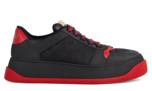 Gucci Screener GG Supreme sneakers 'Black Red'