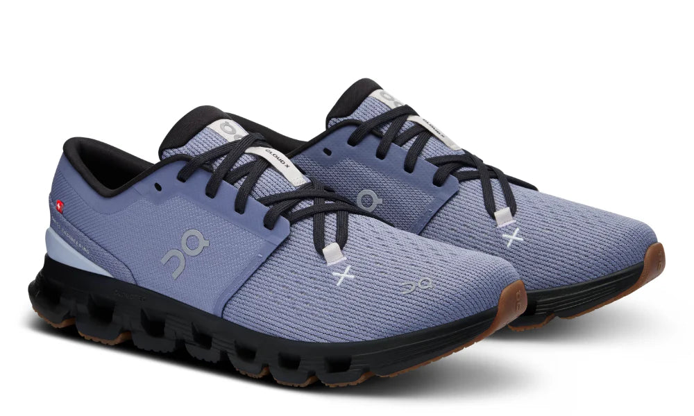On Cloud X 4 "Feather | Black"
