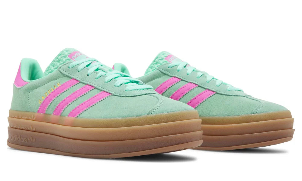 Adidas Gazelle Bold 'Pulse Mint Screaming Pink'