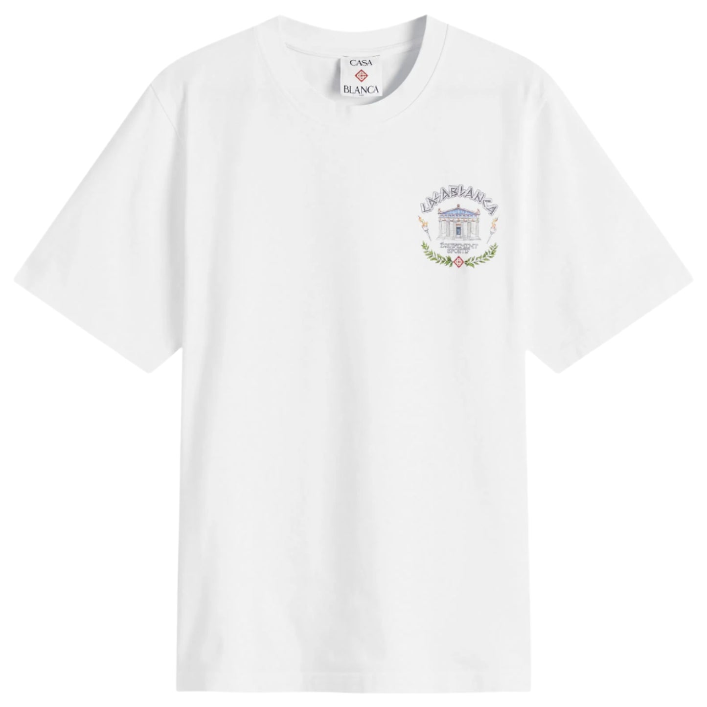 Casablanca The Temple Of Sport T-Shirt White