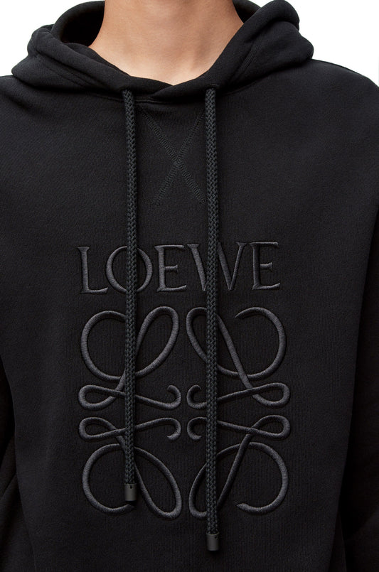 LOEWE Anagram regular fit hoodie in cotton