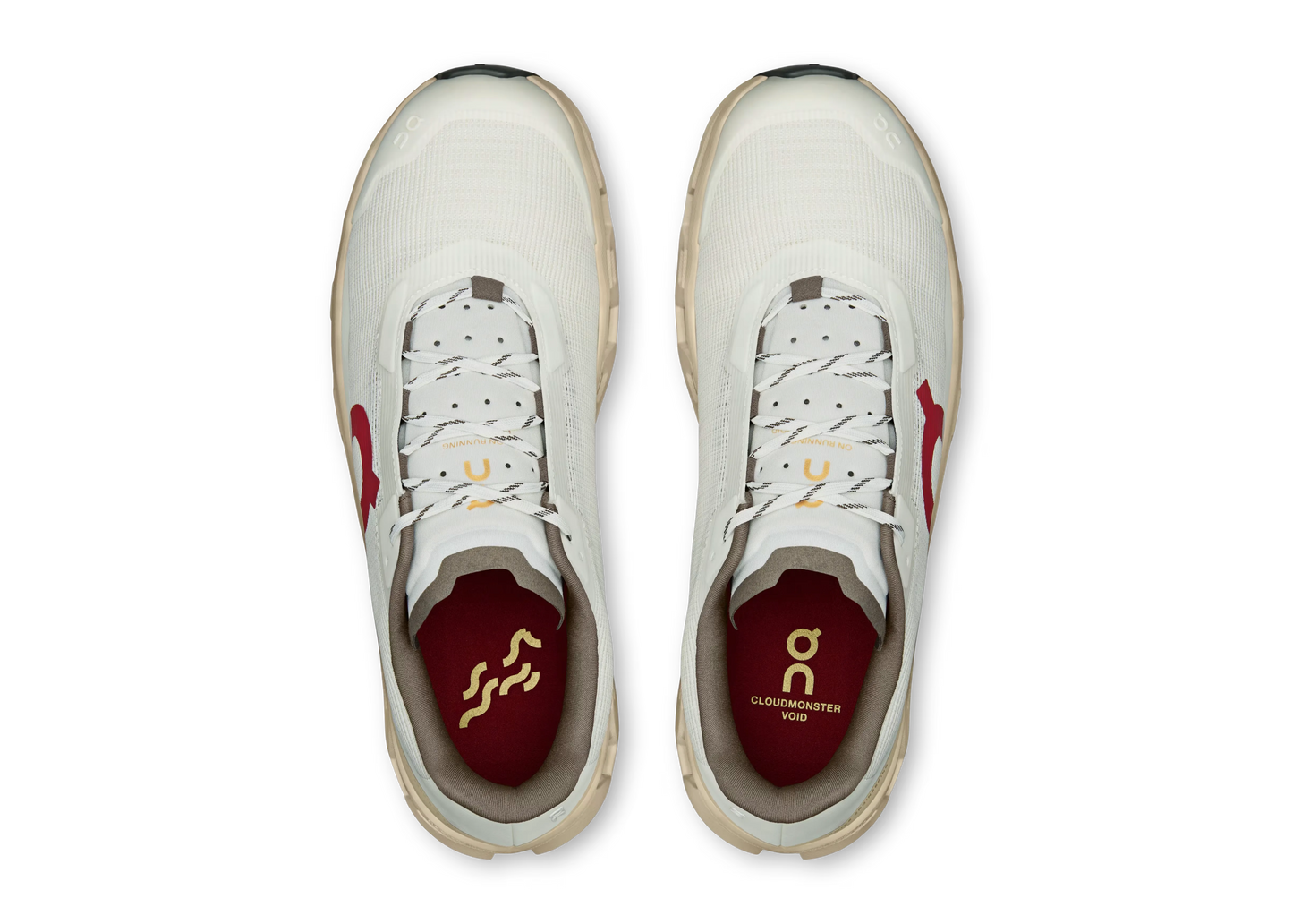 On Cloudmonster Void "Ivory / Sand"