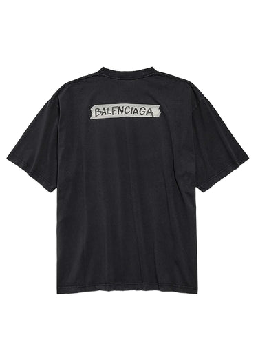Balenciaga Masking Tape T-shirt "Black"