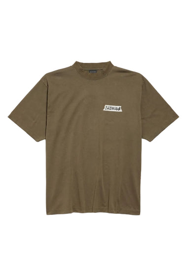 Balenciaga Masking Tape T-shirt "Khaki"