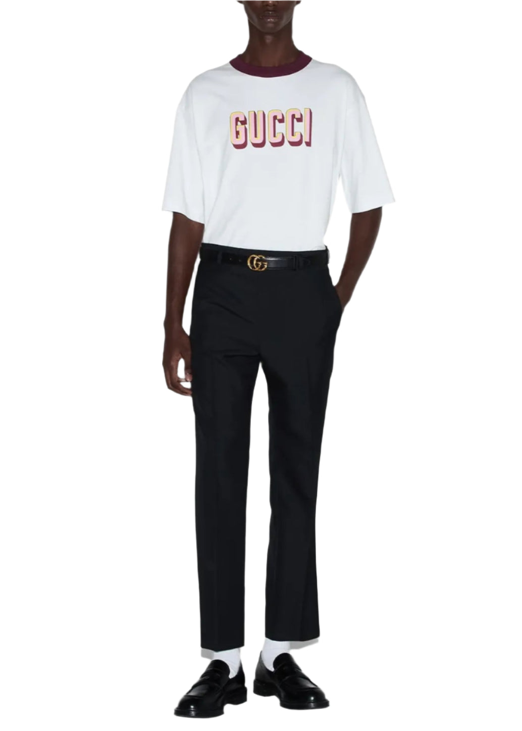 Gucci Printed cotton jersey t-shirt