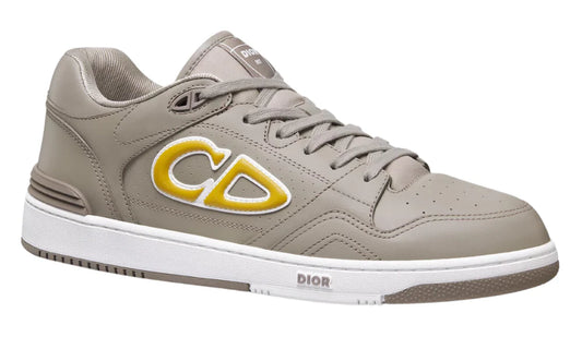 Dior B57 "Gray and Yellow Smooth Calfskin"