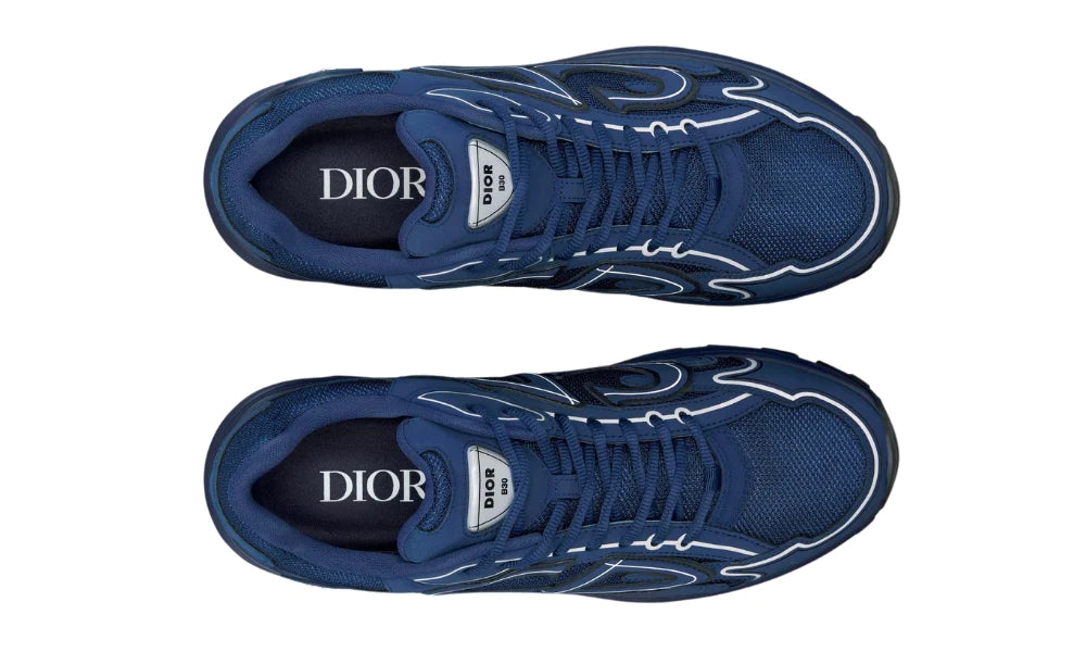 Dior B30 Dark Blue Knit And Technical Fabric