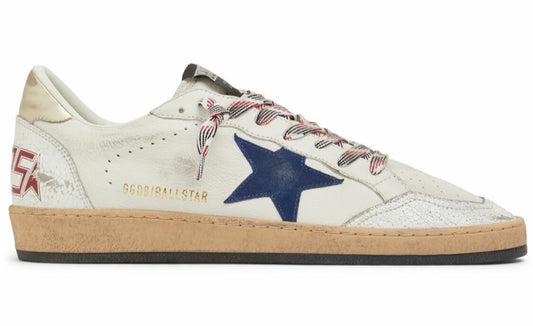 Golden Goose Ballstar "White/Navy Blue"
