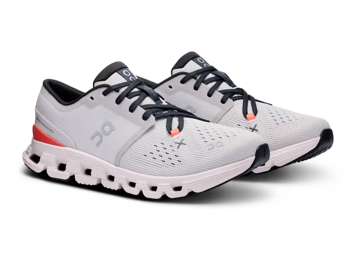 On Cloud X 4 "Silver | Flame"