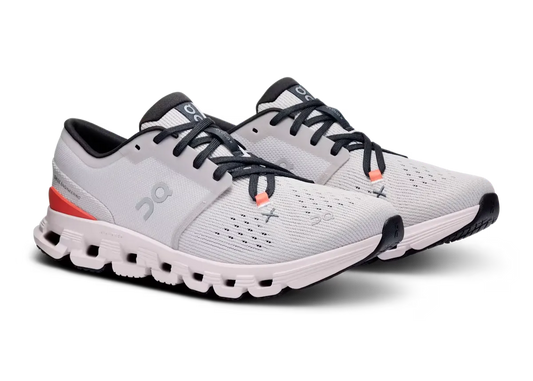 On Cloud X 4 "Silver | Flame"