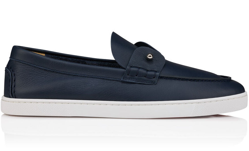 Christian Louboutin Chambeliboat Leather Loafers "Marine"