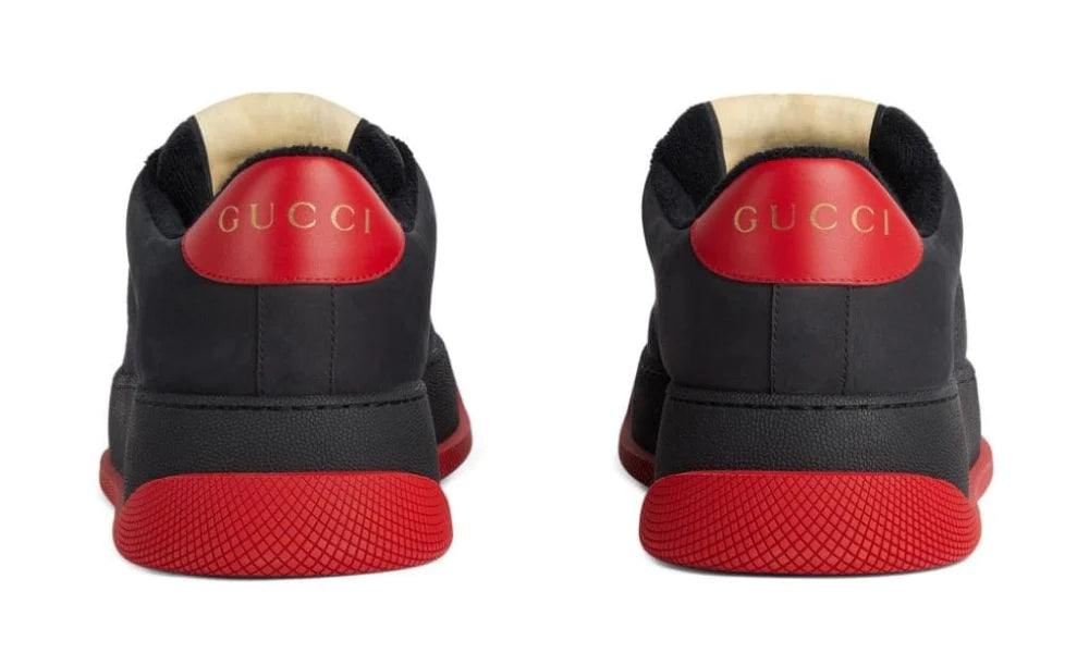 Gucci Screener GG Supreme sneakers 'Black Red'