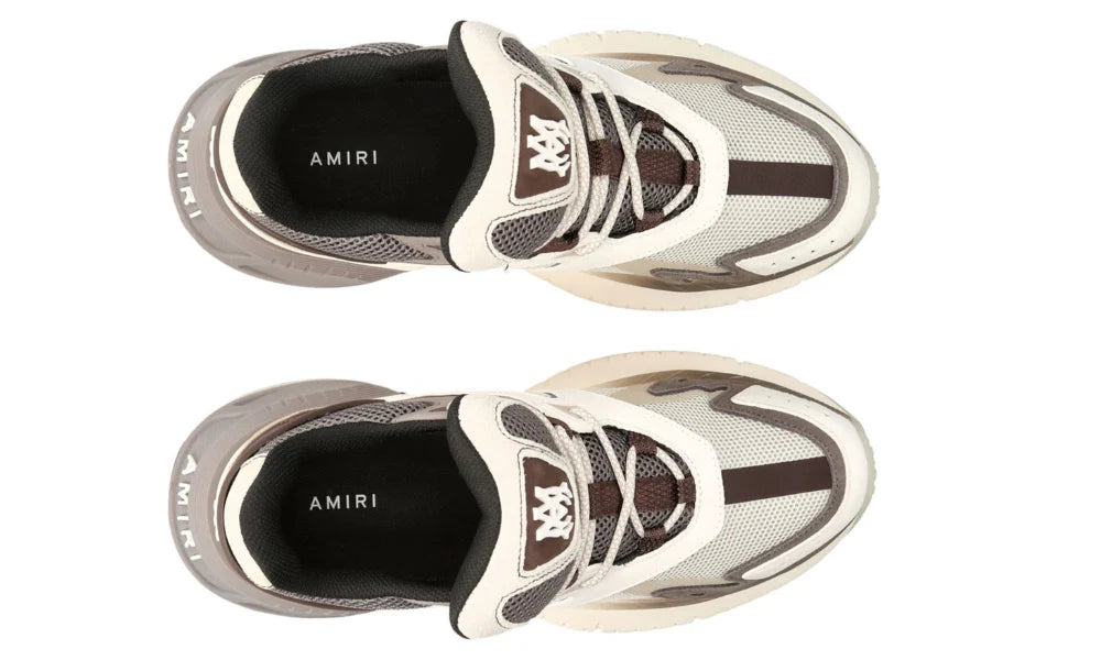 AMIRI Leather MA Runner Sneakers "Brown/Oth"