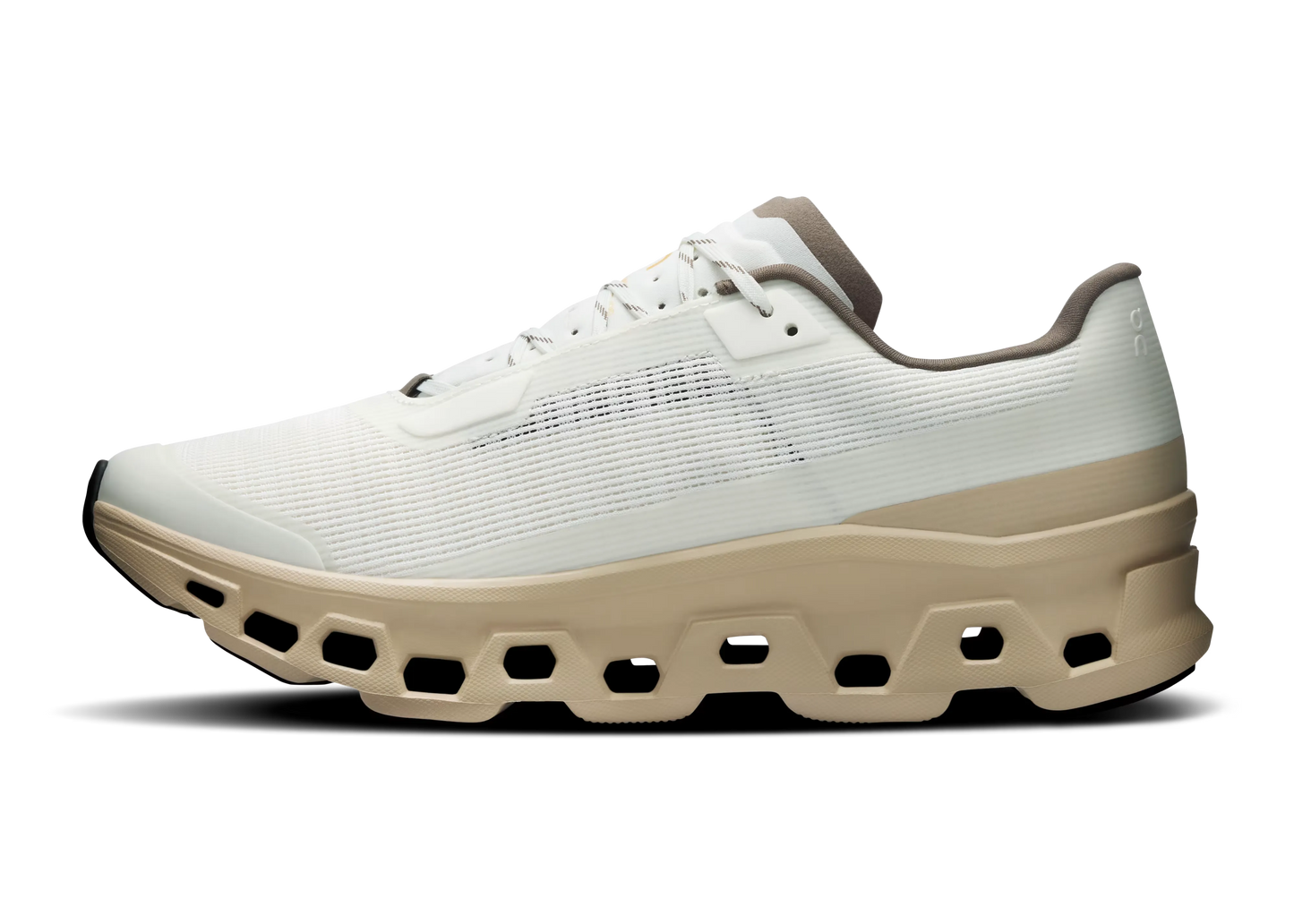 On Cloudmonster Void "Ivory / Sand"