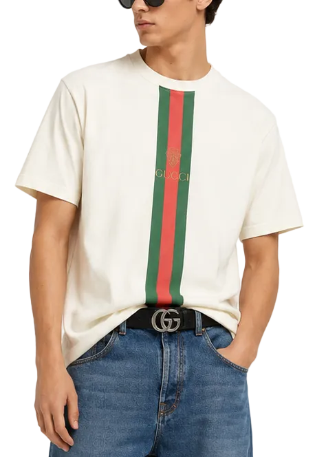 Gucci Cotton jersey T-shirt with print "White"