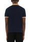 Burberry Logo Collar Cotton Polo Shirt "Navy"
