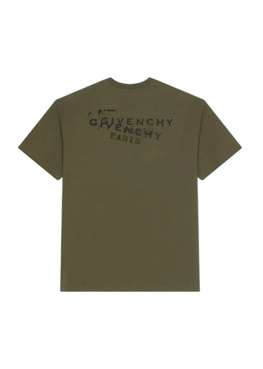 Givenchy Logo-Print Cotton T-shirt "Khaki"