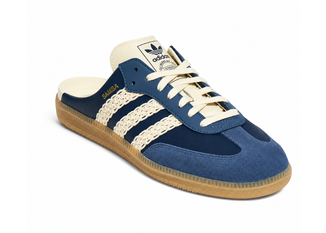 Adidas Samba OG Mule "Navy Blue"