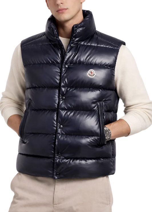 Moncler Tibb Down Gilet "Navy Blue"