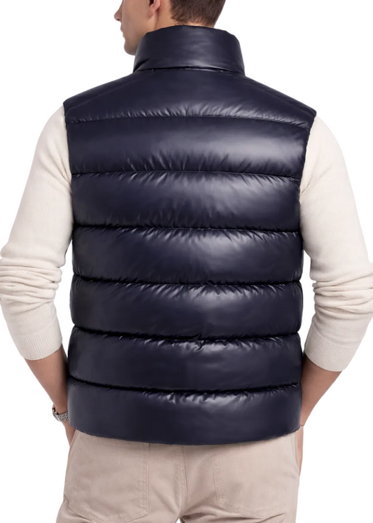 Moncler Tibb Down Gilet "Navy Blue"