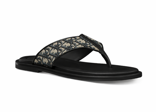 Dior Alias Thong Sandal "Beige / Black"