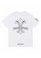 Chrome Hearts Fleur Scroll Logo Tee "White"