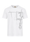 Hermes Harnais en Gouache 3D T-shirt "White"