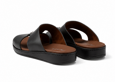 Prada Leather Sandals "Black"