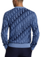 Dior Oblique Sweater "Blue Wool Jacquard"