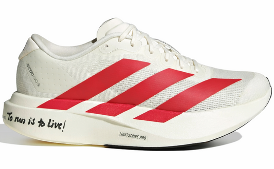 Adidas Adizero Evo SL "Off White / Better Scarlet / Core Black"