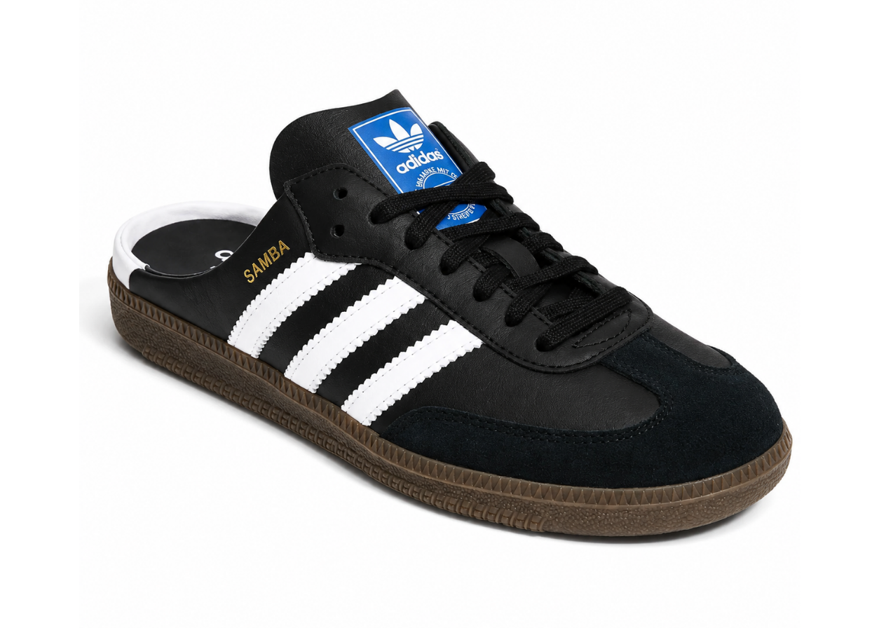 Adidas Samba OG Mule "Core Black"