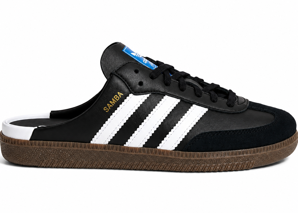 Adidas Samba OG Mule "Core Black"