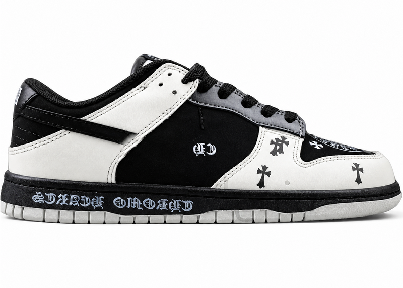 Nike Dunk Low x Record Heart "Black / White"