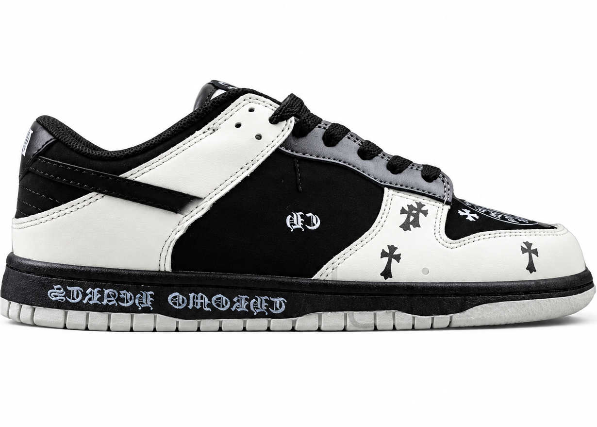 Nike Dunk Low x Record Heart "Black / White"