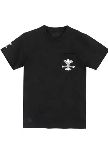 Chrome Hearts Fleur Scroll Logo Tee "Black"