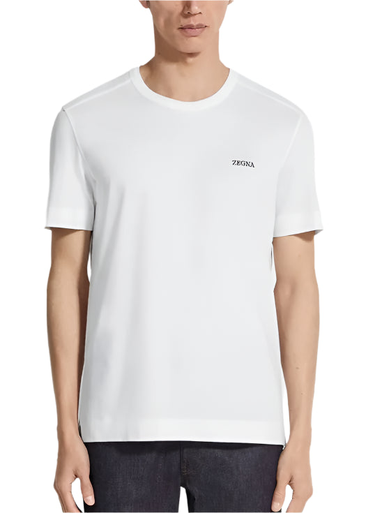 Zegna White cotton T-shirt