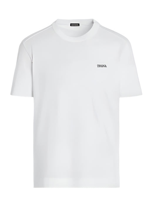 Zegna White cotton T-shirt