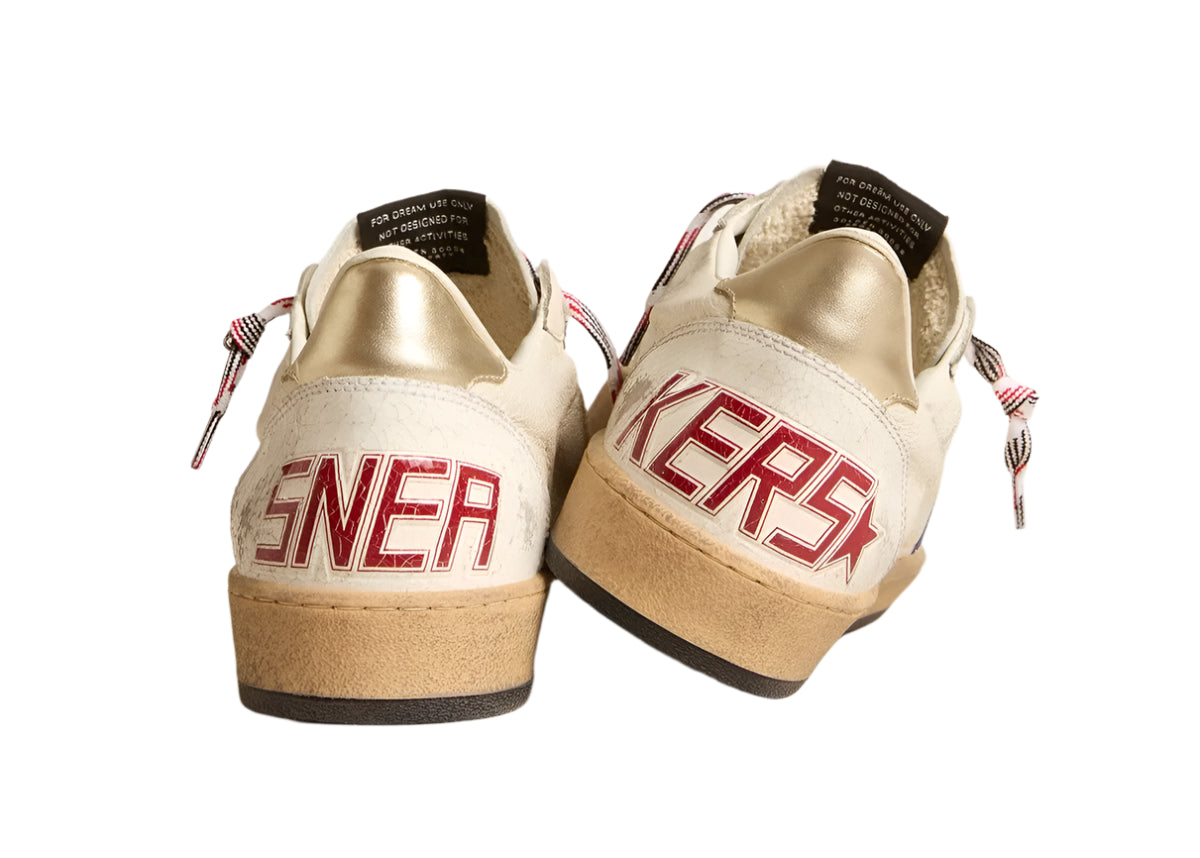 Golden Goose Ballstar "White/Navy Blue"