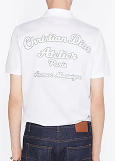 Christian Dior Atelier Polo Shirt 'White'