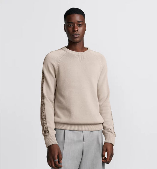 Sweater with Dior Oblique Inserts