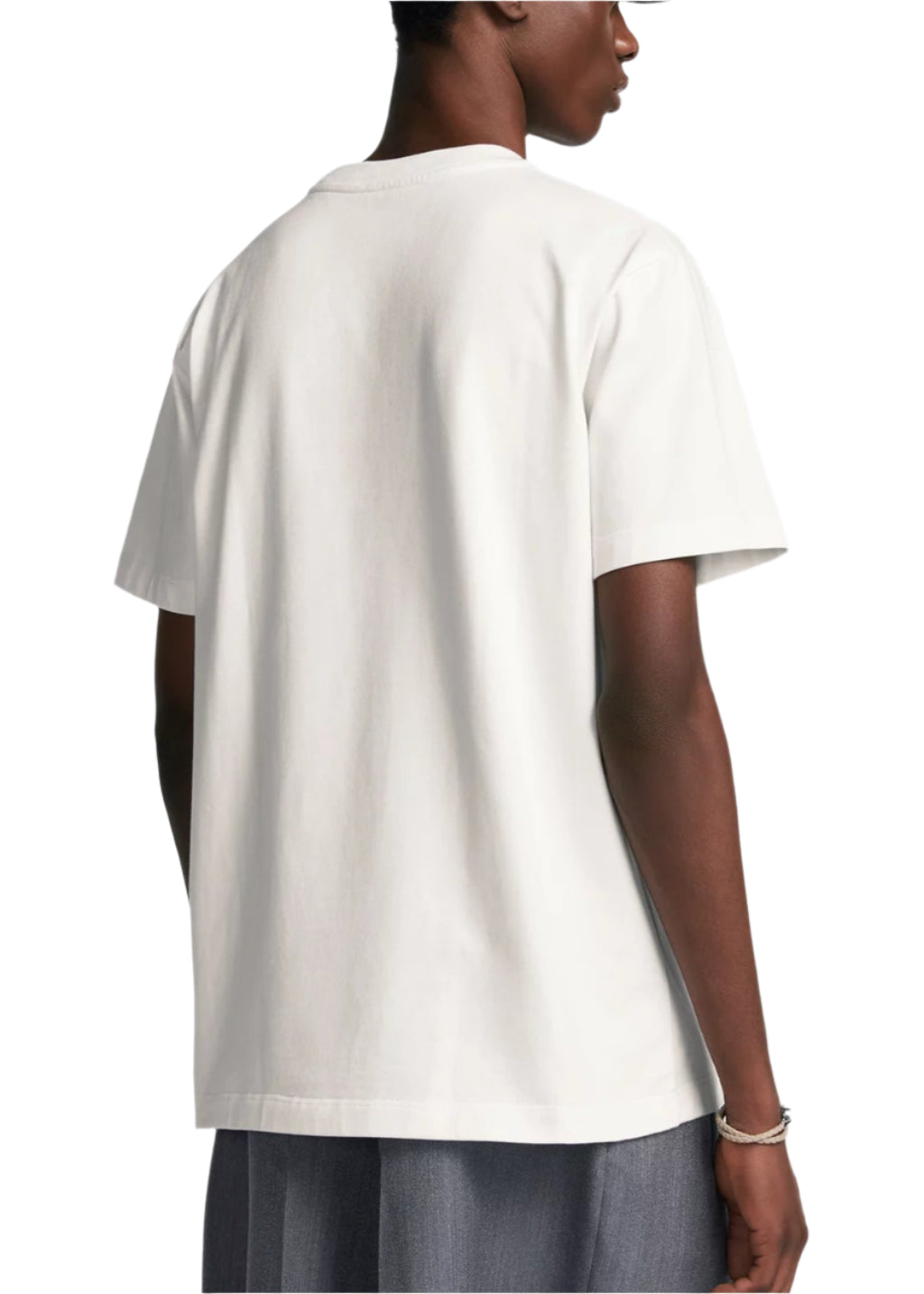 Handwritten Christian Dior Relaxed-Fit T-Shirt White Cotton Jersey