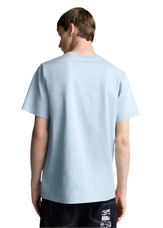 Dior Archives Labels T-Shirt, Relaxed Fit Blue