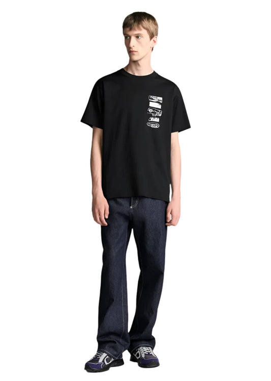 Dior Archives Labels T-Shirt, Relaxed Fit Black