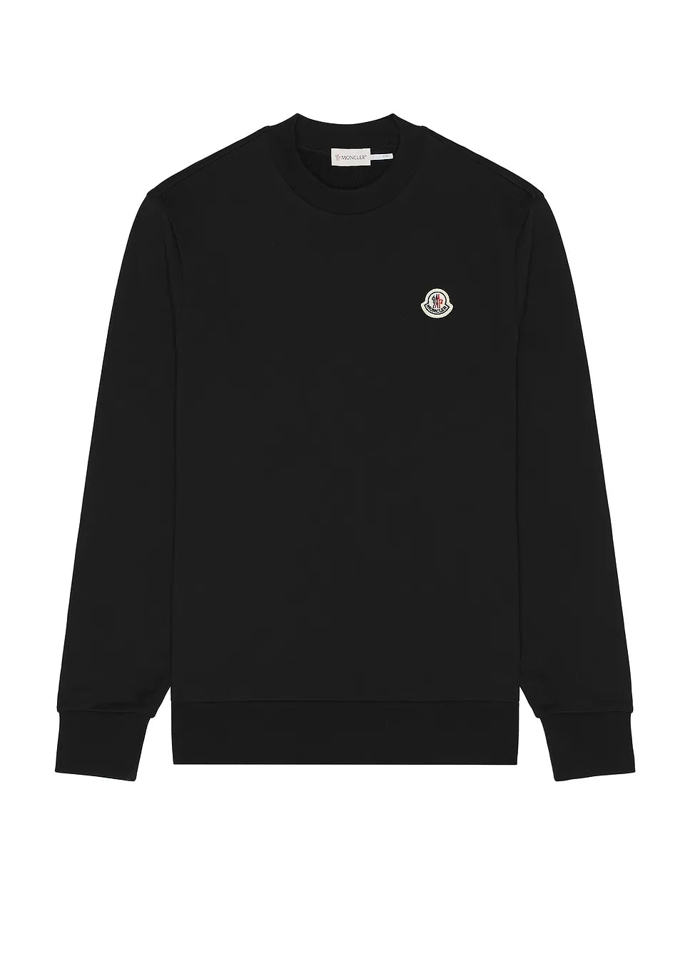 Moncler Logo Cotton Sweatshirt 'Black'