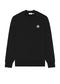 Moncler Logo Cotton Sweatshirt 'Black'