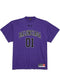 Balenciaga Men's Basketball Series - Oversized T-shirt in Purple