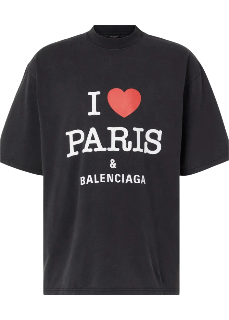 Balenciaga I Love Paris cotton T-shirt